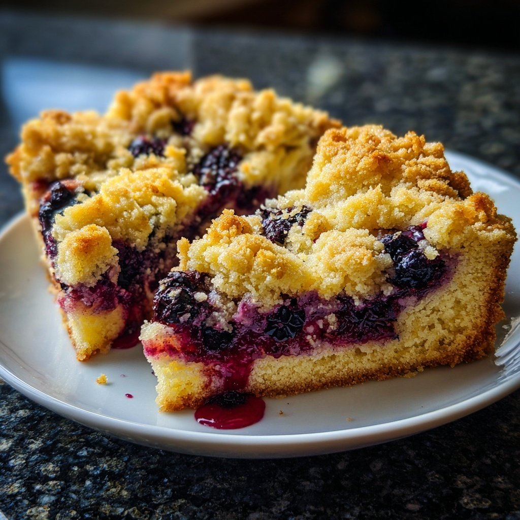 Streuselkuchen Mit Heidelbeeren