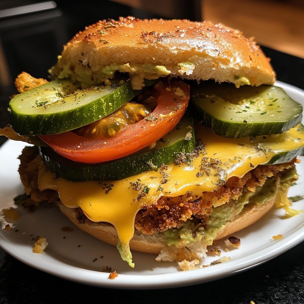 Vegetarisches Fast Food zuhause