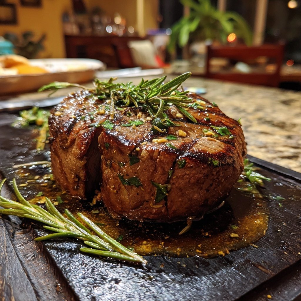 Gegrilltes Rinderfilet Mit Rosmarin