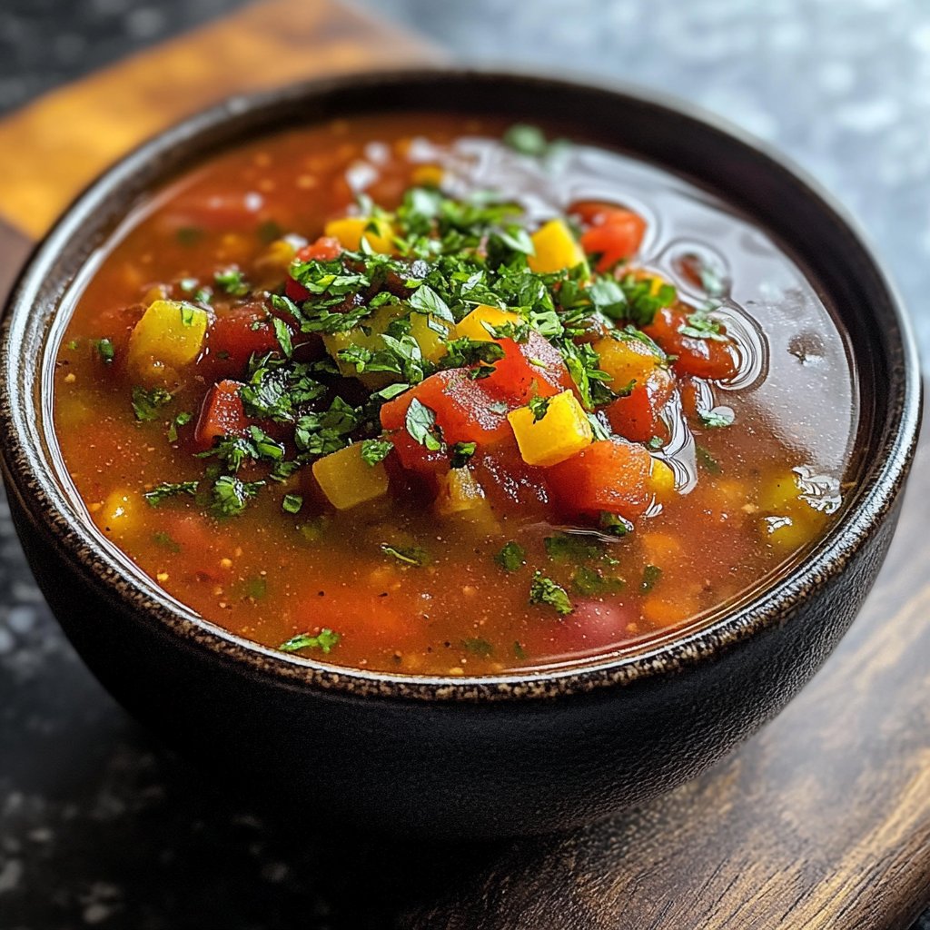 Tomatensuppe mit Chili