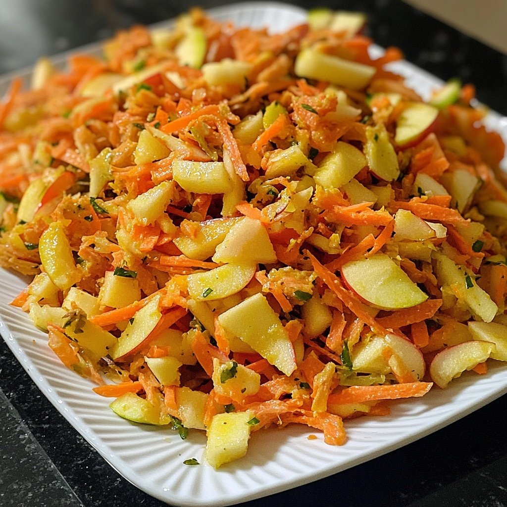 Chinakohl-Salat mit Möhre und Apfel