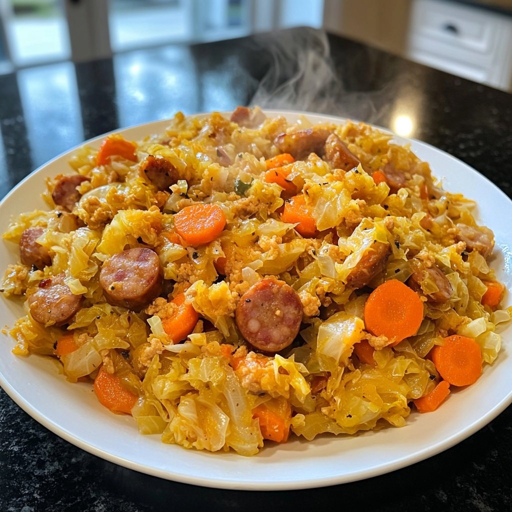 Einfacher Weißkohleintopf