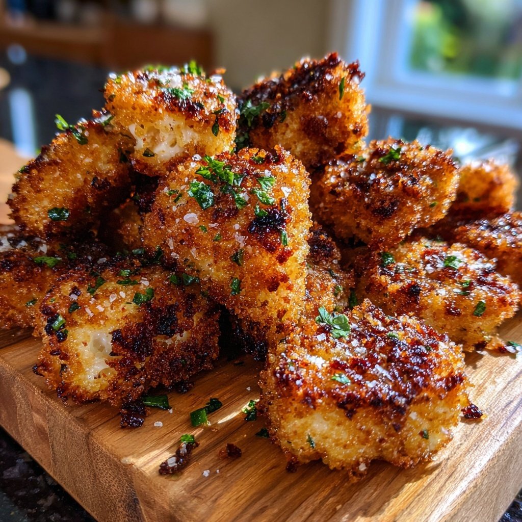 Blumenkohl Parmesan Nuggets